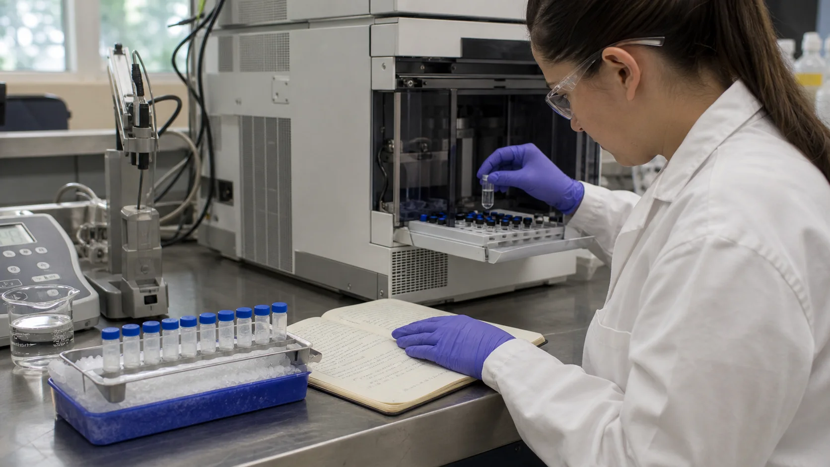 Documentary peptide stability and HPLC workflow