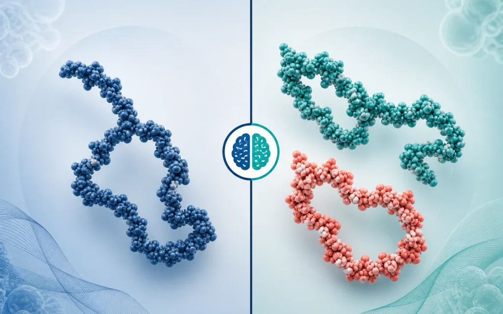 Scientific comparison of a single peptide and a combination of two peptides