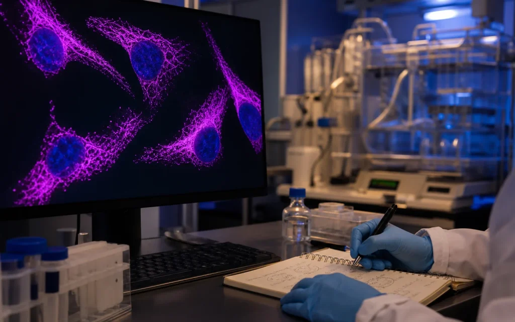 Microscopie des cellules mitochondriales et équipement de recherche préclinique