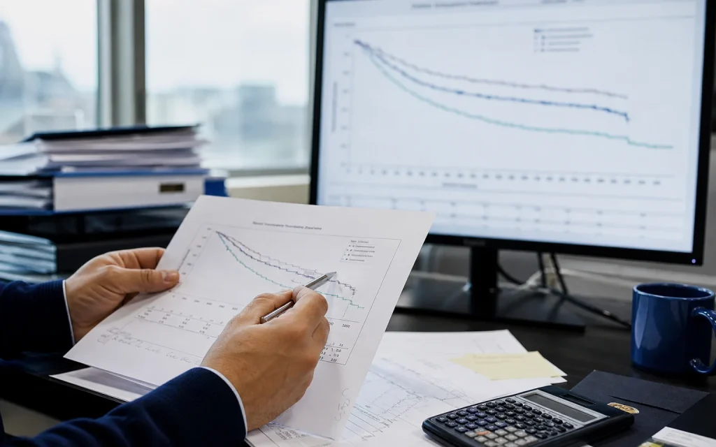 Statistiker überprüft anonymisierte Phase-3-Studiendokumente