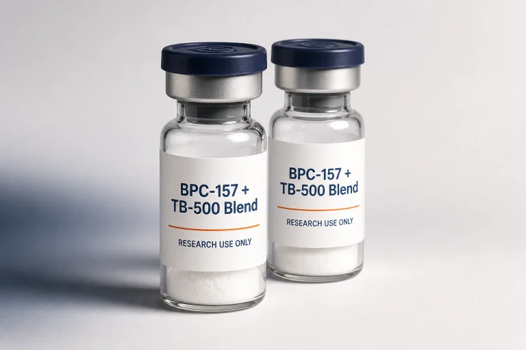 BPC-157 + TB-500 نموذج التعبئة والتغليف لمجموعة المنتجات البحثية المختلطة