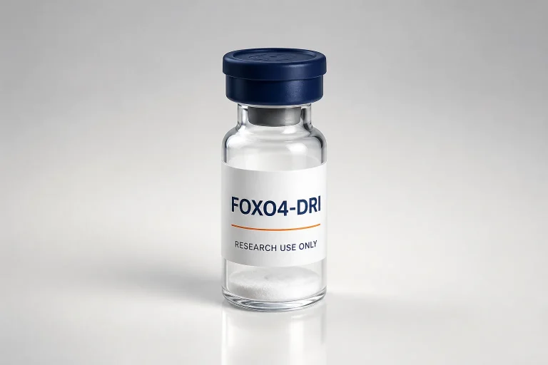FOXO4-DRI research product-family packaging mockup