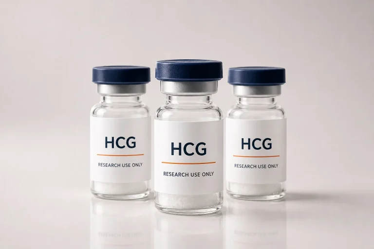 HCG research product-family packaging mockup