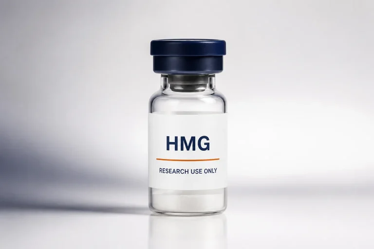HMG 研究製品ファミリーのパッケージングのモックアップ