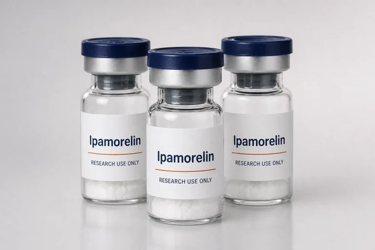 Maquete de embalagem da família de produtos de pesquisa Ipamorelin